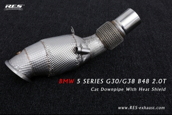 Cat Downpipe With Heat Shield